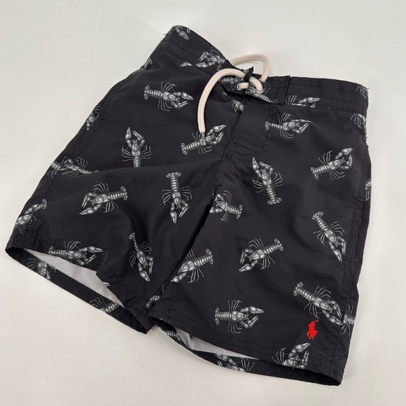 Polo Ralph Lauren Lobster Swim Trunks Swimsuit Kids Size 5 - Picture 1 of 3